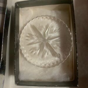 Elegant Crystal Glass Coaster